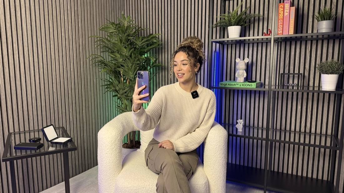 Studio lounge and content corner
